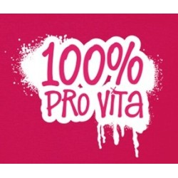 Maglietta "100% Pro Vita" - bambina